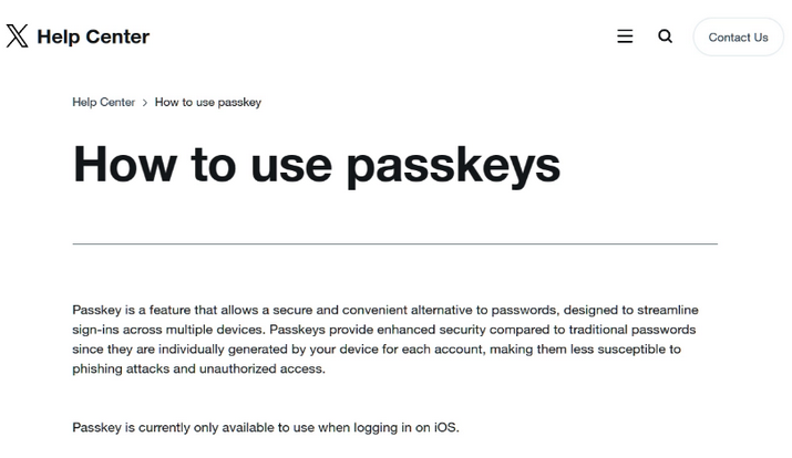 连云港苹果维修店铺分享iOS用户如何通过通行密钥(Passkey)登录 